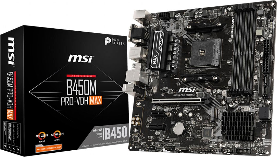 MSI Mainboard »B450M PRO-VDH MAX« von MSI