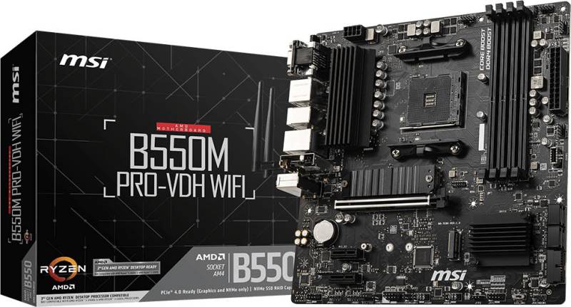 MSI Mainboard »B550M PRO-VDH WIFI« von MSI