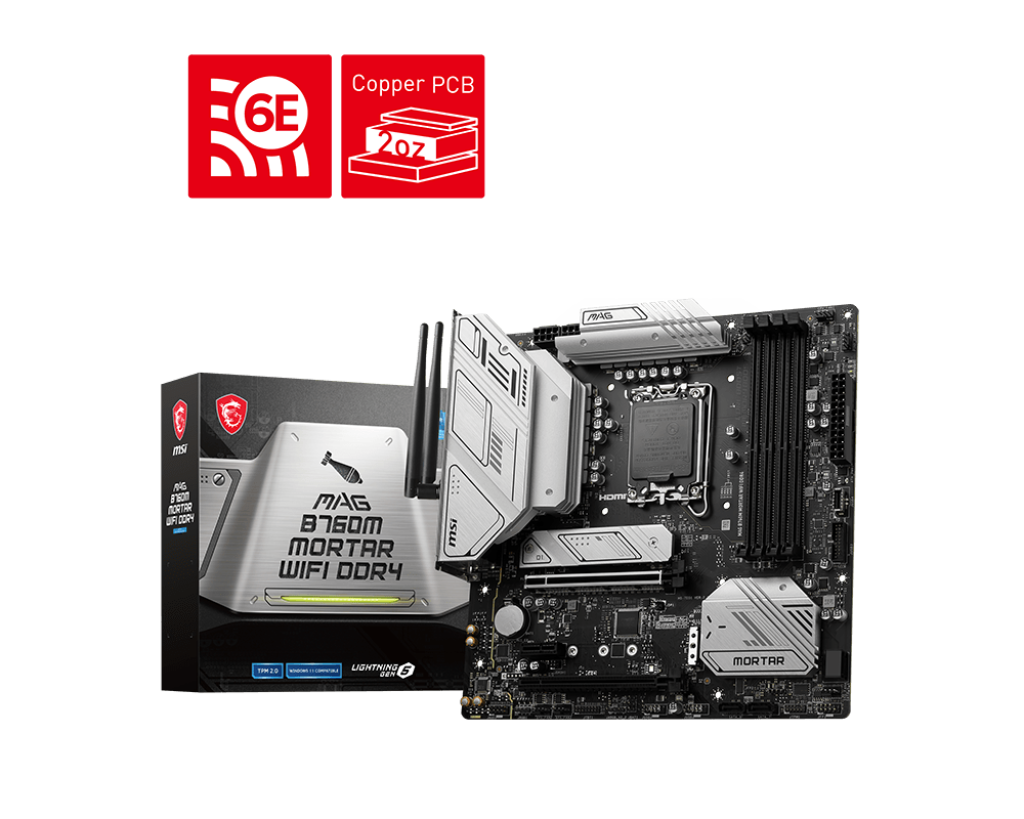 MSI Mainboard »MAG B760M MORTAR WIFI DDR4« von MSI