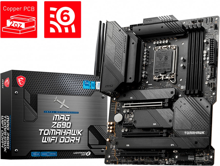 MSI Mainboard »MAG Z690 TOMAHAWK WIFI DDR4« von MSI