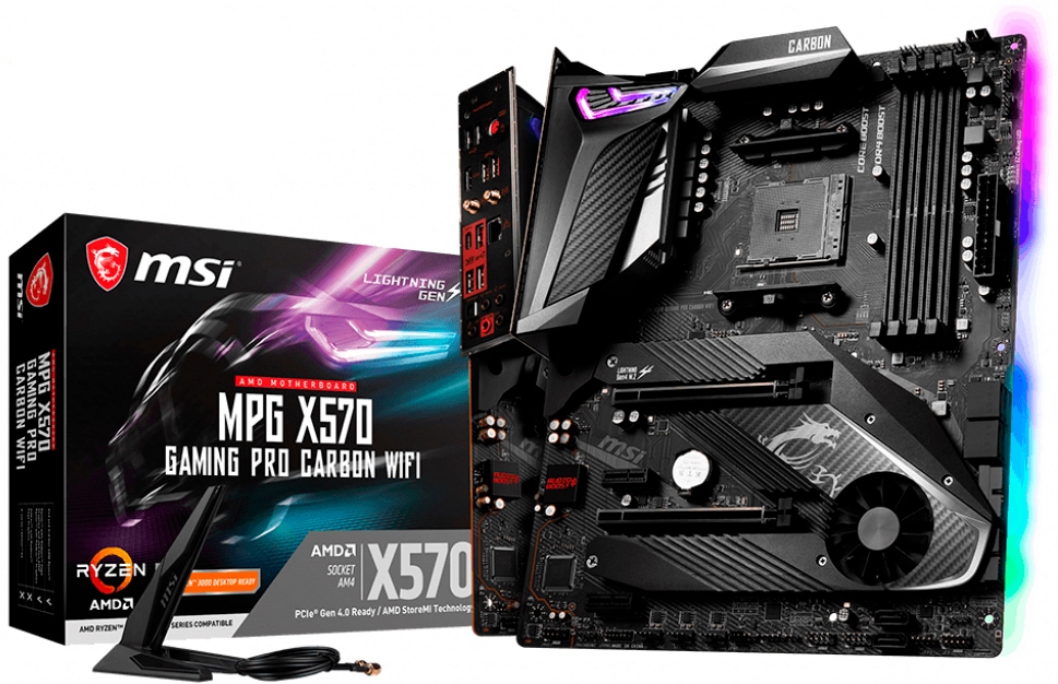 MSI Mainboard »MPG X570 GAMING PRO CARBON WIFI« von MSI