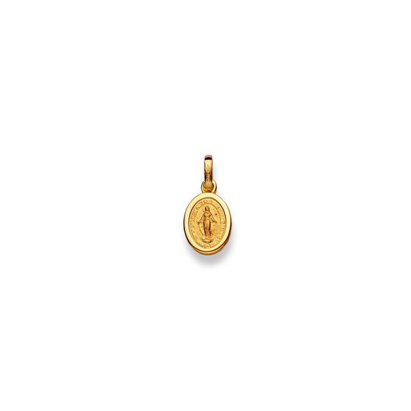 Anhänger Die Wundertätige Gelbgold 750, 17x8mm Damen Gelbgold ONE SIZE von MUAU Schmuck