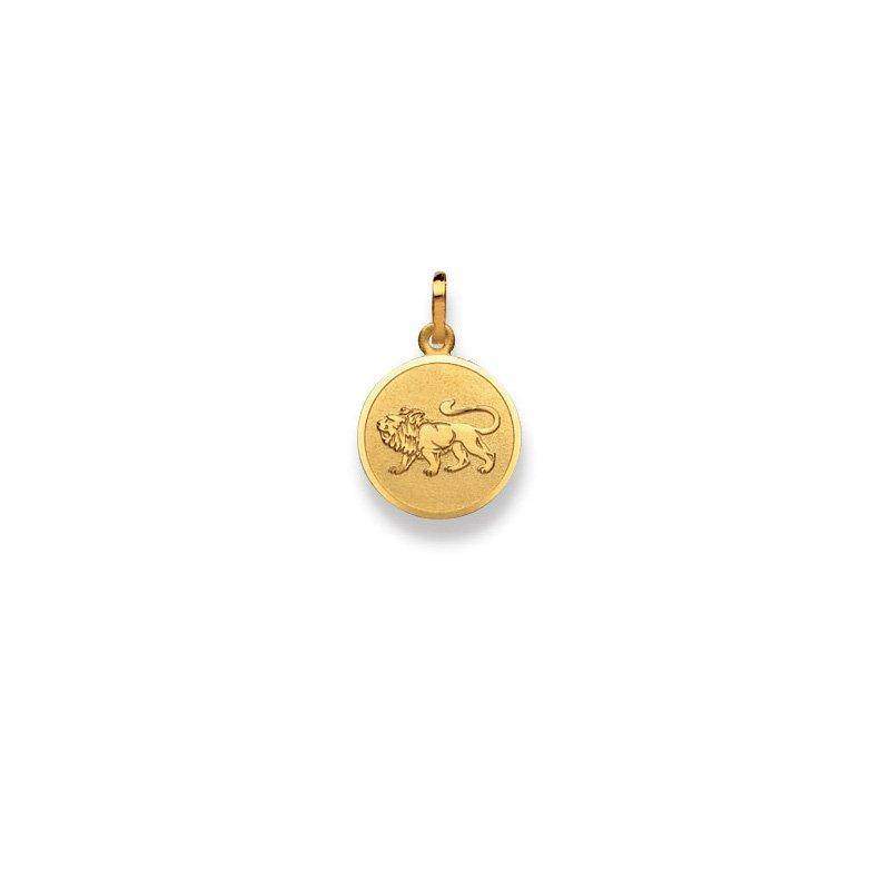 Anhänger Sternzeichen Löwe Gelbgold 750, 19x12mm Damen Gelbgold ONE SIZE von MUAU Schmuck