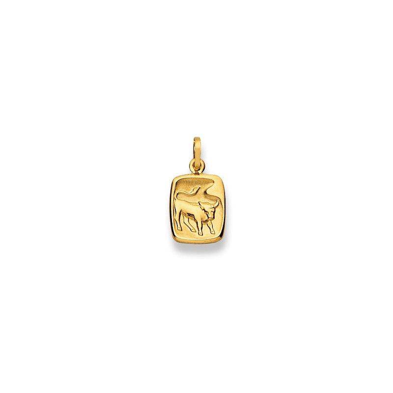 Anhänger Sternzeichen Stier Gelbgold 750, 19x10mm Damen Gelbgold ONE SIZE von MUAU Schmuck