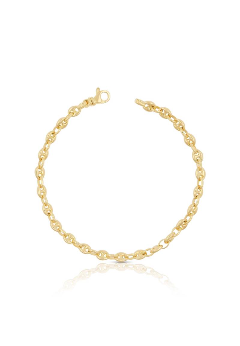 Bracelet Schiffsanker Bracelet Gelbgold 750, 22cm, 4.5mm Damen Gelbgold 22cm von MUAU Schmuck