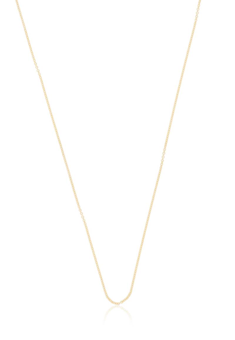 Collier Anker Gelbgold 750, 1.3mm, 38cm Damen Gelbgold 38cm von MUAU Schmuck