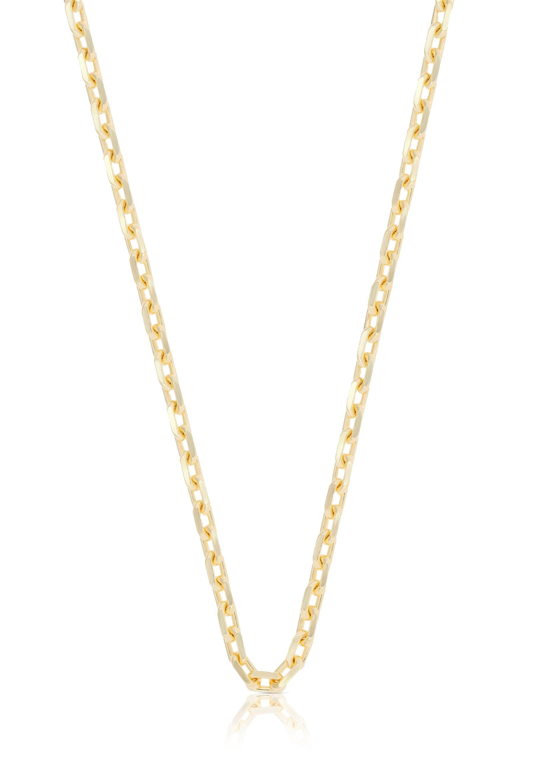 Collier Anker Gelbgold 750, 3.5mm, 45cm Damen Gelbgold 45cm von MUAU Schmuck