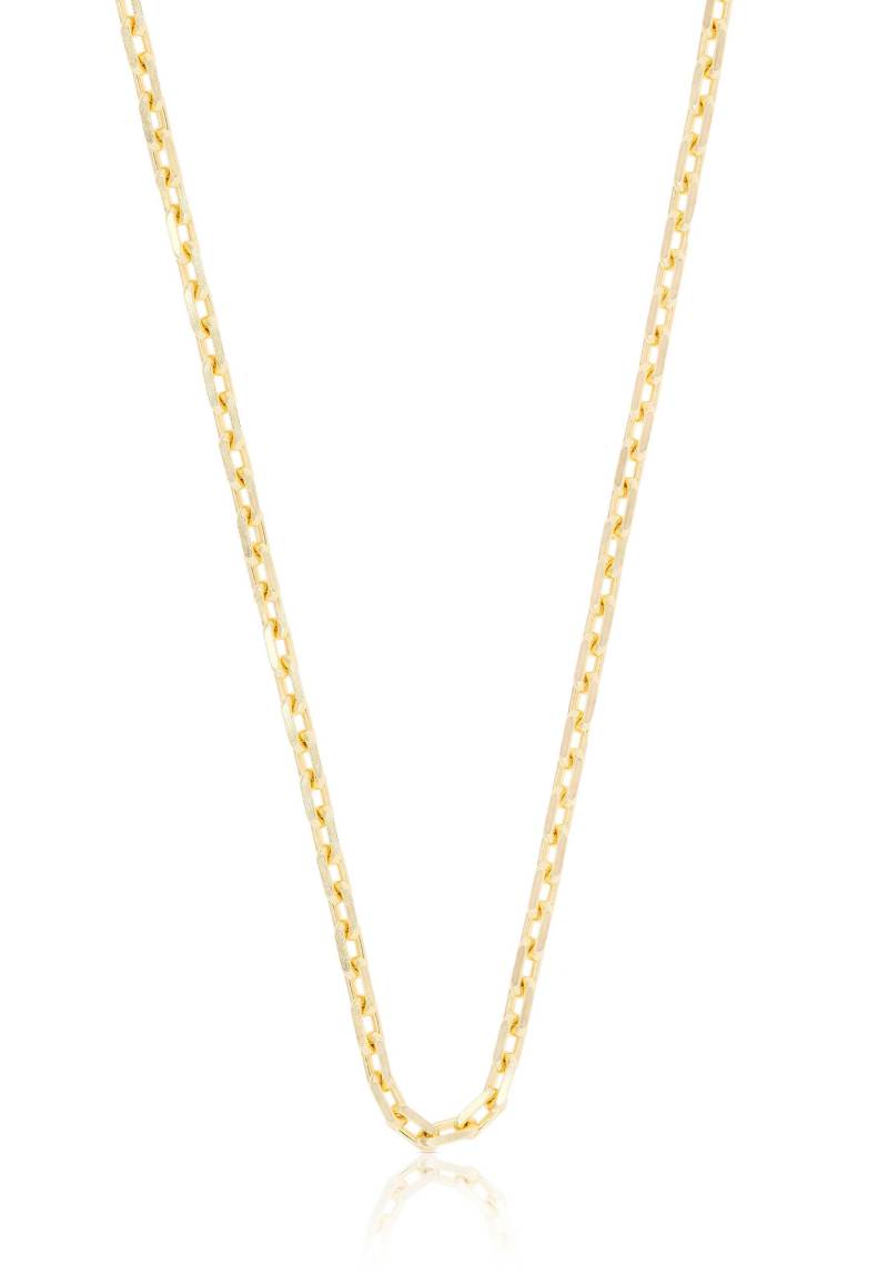 Collier Anker Gelbgold 750, 3mm, 50cm Damen Gelbgold 50 CM von MUAU Schmuck