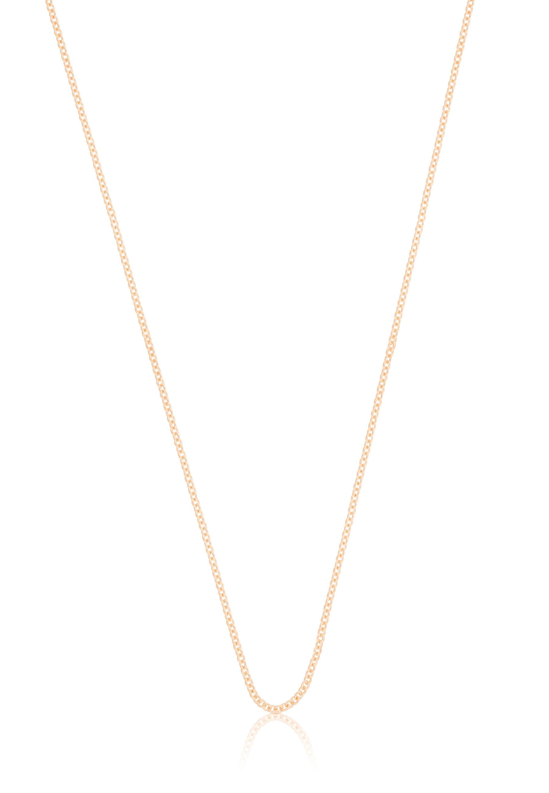 Collier Anker Rotgold 750, 1.3mm, 50cm Damen Gold 50 CM von MUAU Schmuck