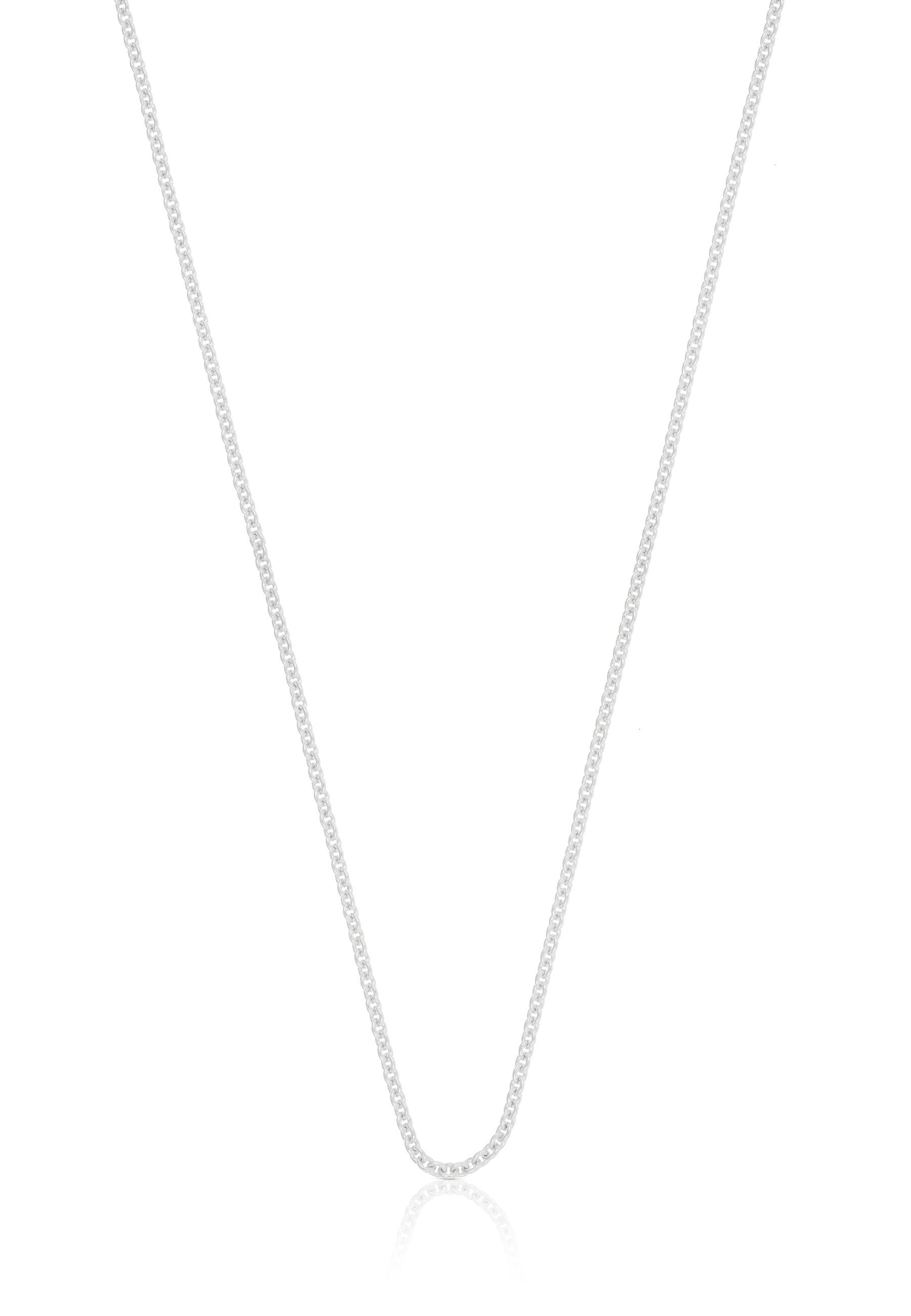 Collier Anker Weissgold 750, 1.5mm, 40cm Damen Silber 40cm von MUAU Schmuck