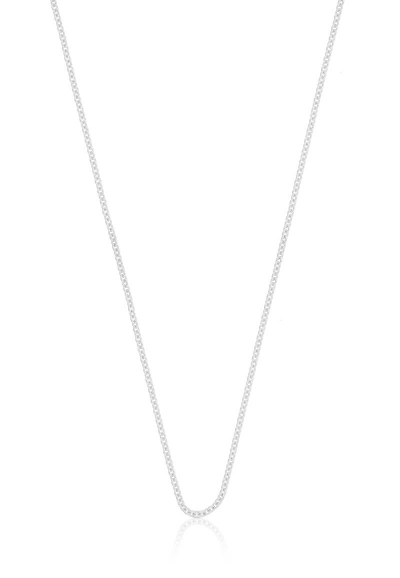 Collier Anker Weissgold 750, 1.5mm, 40cm Damen Silber 40cm von MUAU Schmuck