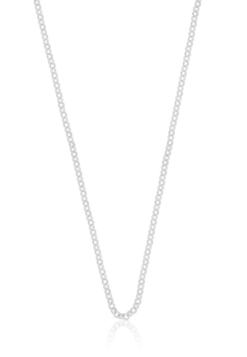 Collier Erbs Weissgold 750, 2.4mm, 50cm Damen Silber 50 CM von MUAU Schmuck