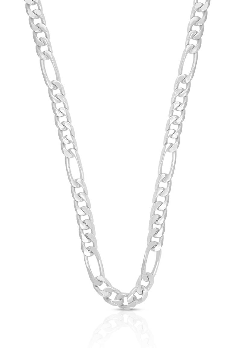 Collier Figaro Weissgold 750, 4.3mm, 42cm Damen Silber 42cm von MUAU Schmuck