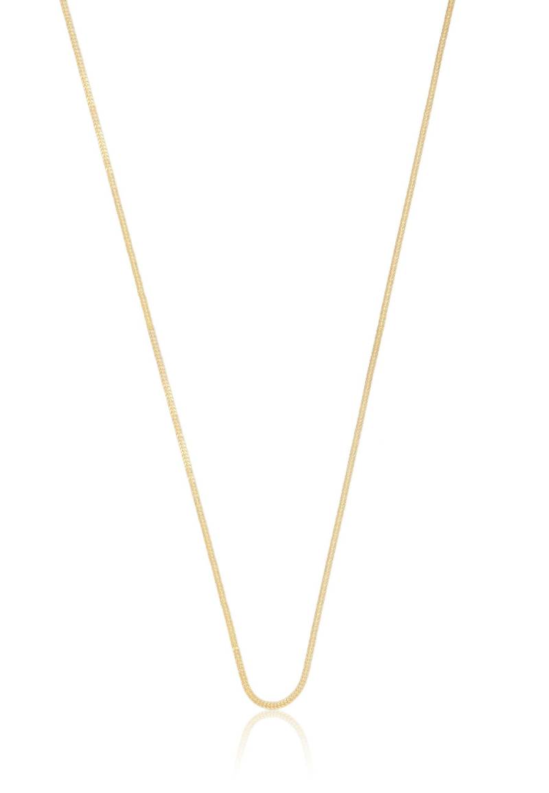 Collier Fuchsschwanz Gelbgold 750, 0.9mm, 42cm Damen Gelbgold 42cm von MUAU Schmuck