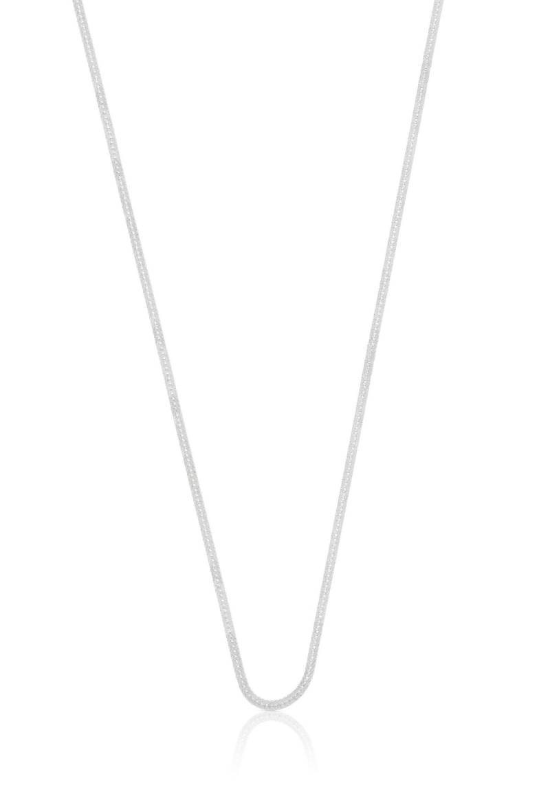 Collier Fuchsschwanz Weissgold 750, 1.2mm, 40cm Damen Silber 40cm von MUAU Schmuck