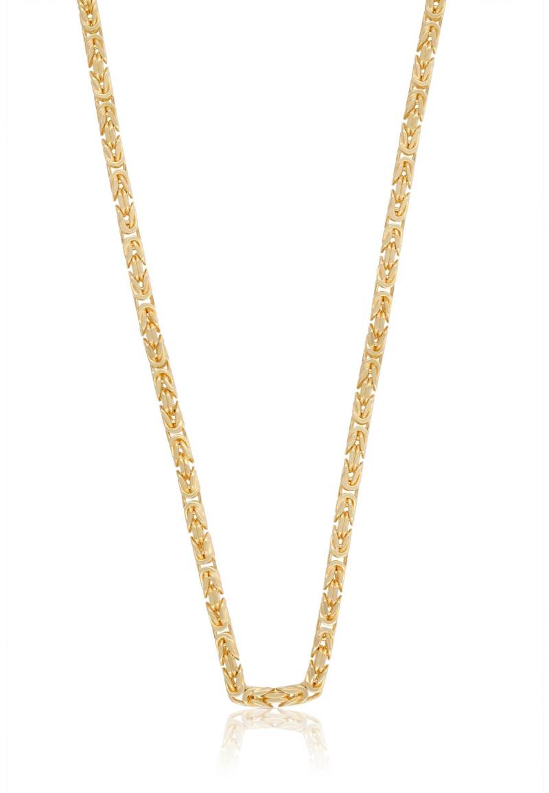 Collier Königskette Klassisch Gelbgold 750, 2.5mm, 60cm Damen Gelbgold 60.5CM von MUAU Schmuck