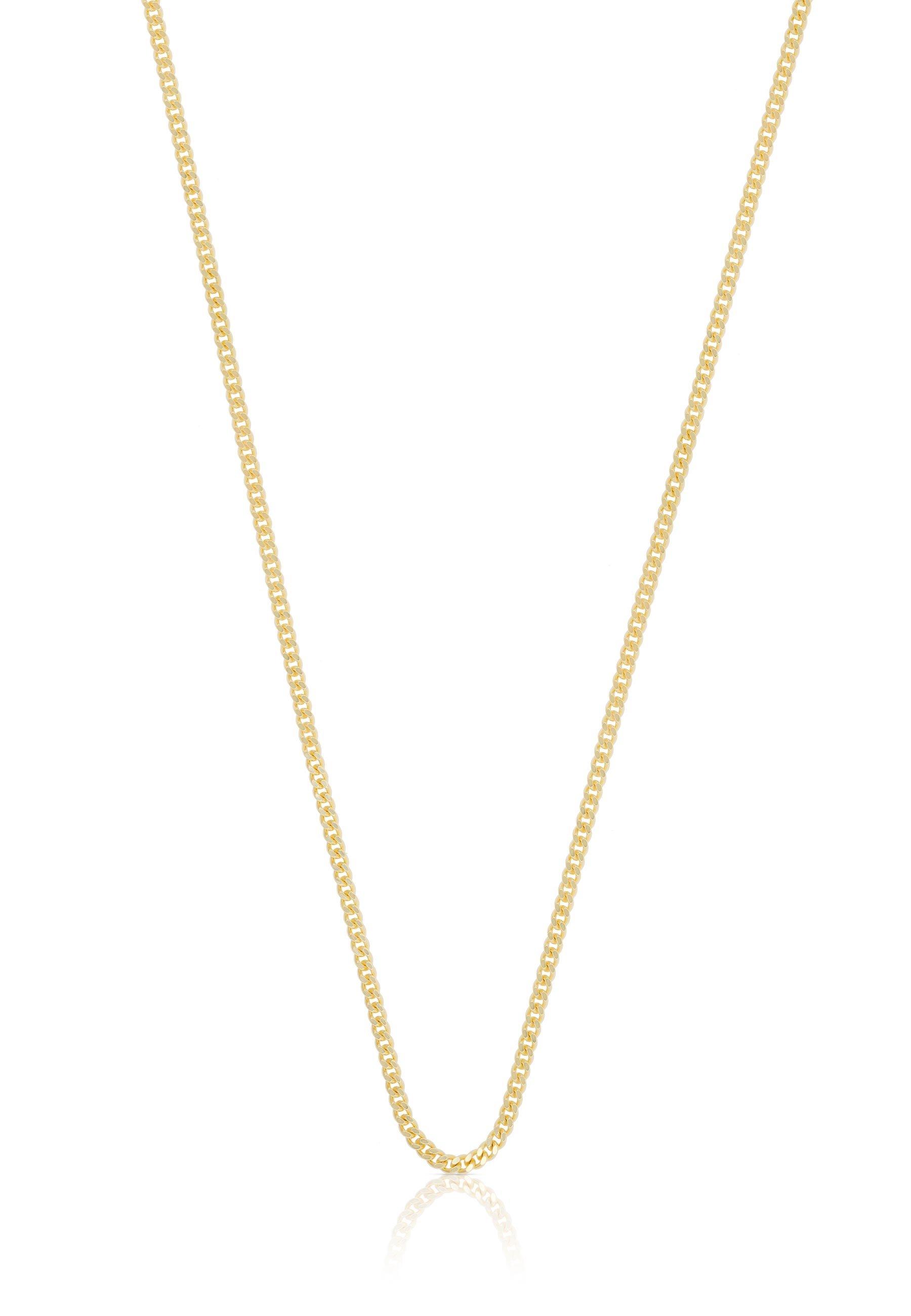 Collier Panzer Gelbgold 375, 1.4mm, 38cm Damen Gelbgold 38cm von MUAU Schmuck