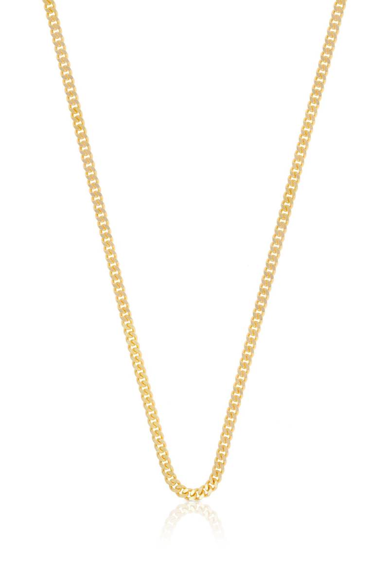 Collier Panzer Gelbgold 375, 1.7mm, 42cm Damen Gelbgold 42cm von MUAU Schmuck