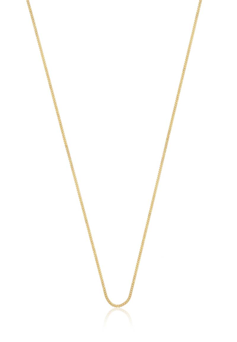 Collier Panzer Gelbgold 750, 1mm, 36cm Damen Gelbgold 36cm von MUAU Schmuck