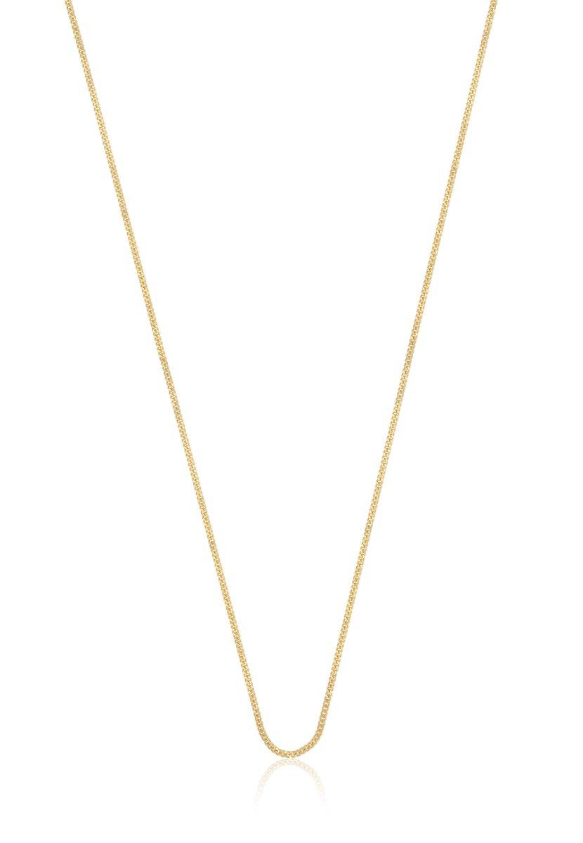 Collier Panzer Gelbgold 750, 1mm, 45cm Damen Gelbgold 45cm von MUAU Schmuck