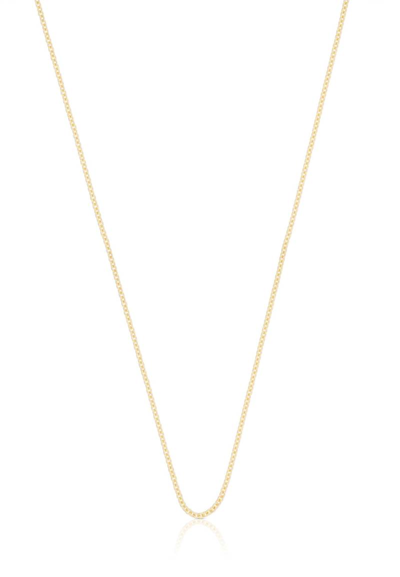 Collier Rundanker Gelbgold 375, 1.3mm, 38cm Damen Gelbgold 38cm von MUAU Schmuck