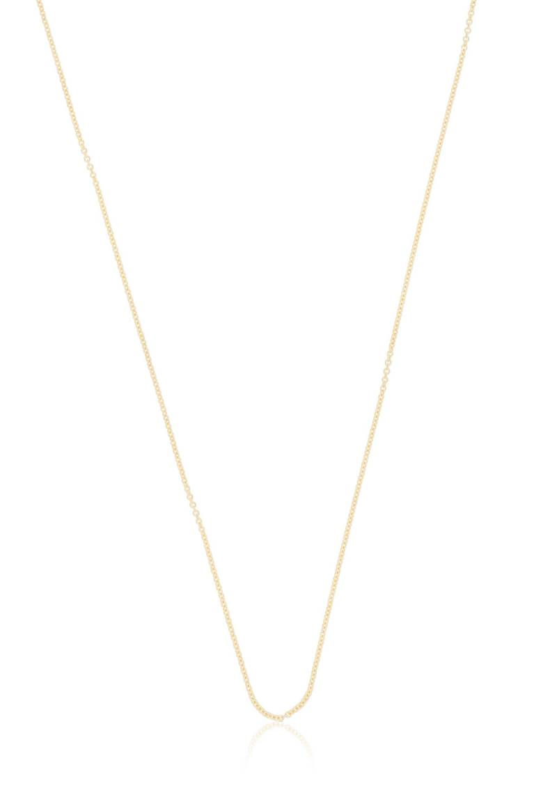 Collier Rundanker Gelbgold 750, 0.9mm, 38cm Damen Gelbgold 38cm von MUAU Schmuck