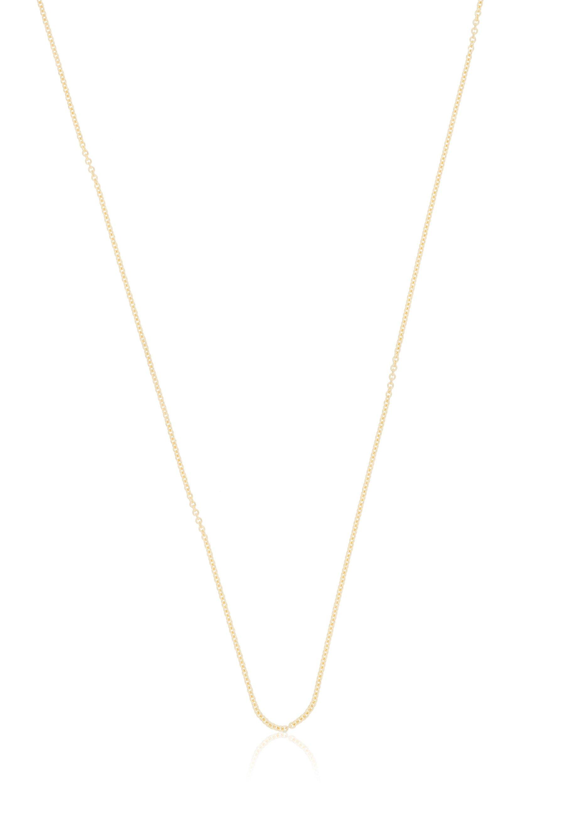 Collier Rundanker Gelbgold 750, 0.9mm, 42cm Damen Gelbgold 42cm von MUAU Schmuck