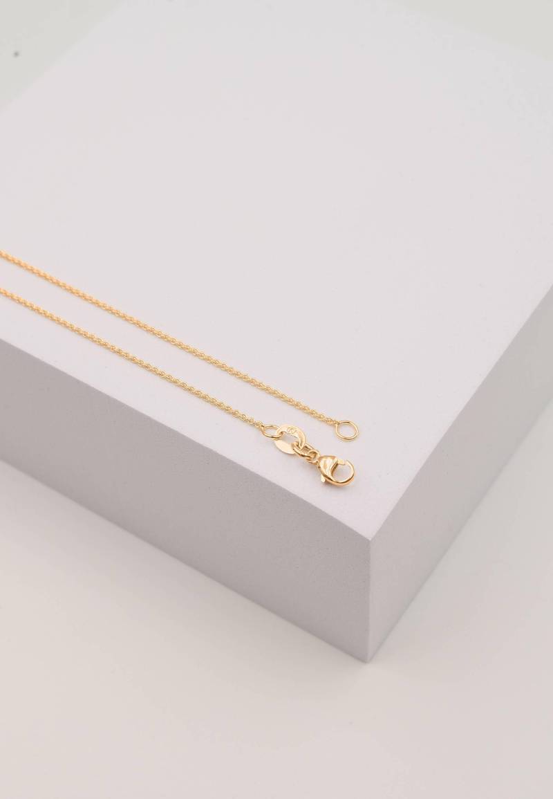 Collier Rundanker Rotgold 750, 1.1mm, 45cm Damen Gold 45cm von MUAU Schmuck