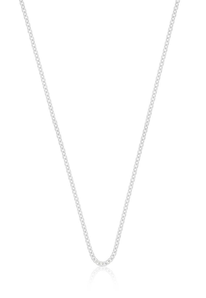 Collier Rundanker Weissgold 750, 2mm, 45cm Damen Silber 45cm von MUAU Schmuck