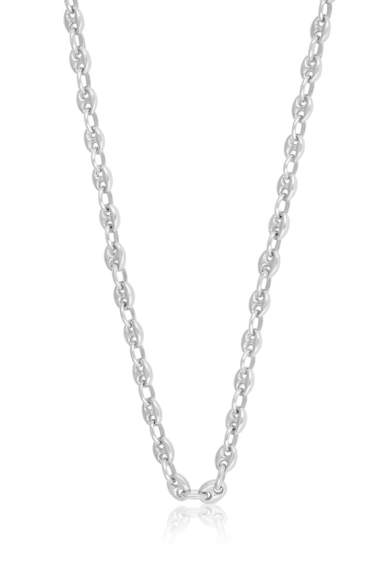 Collier Schiffsanker Collier Weissgold 750, 4.5mm, 45cm Damen Silber 45cm von MUAU Schmuck