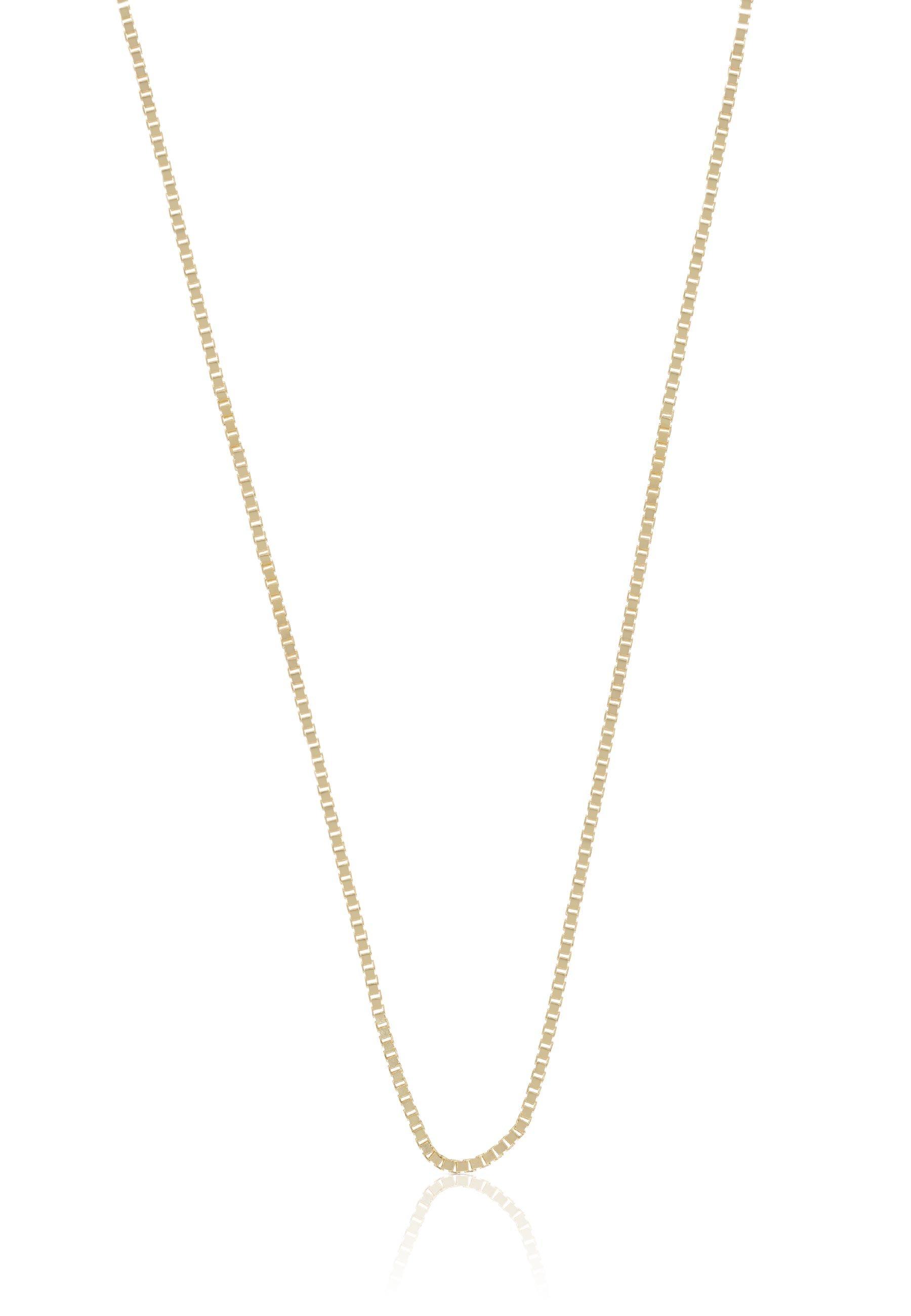 Collier Venezianer Gelbgold 375, 0.9mm, 38cm Damen Gelbgold 38cm von MUAU Schmuck