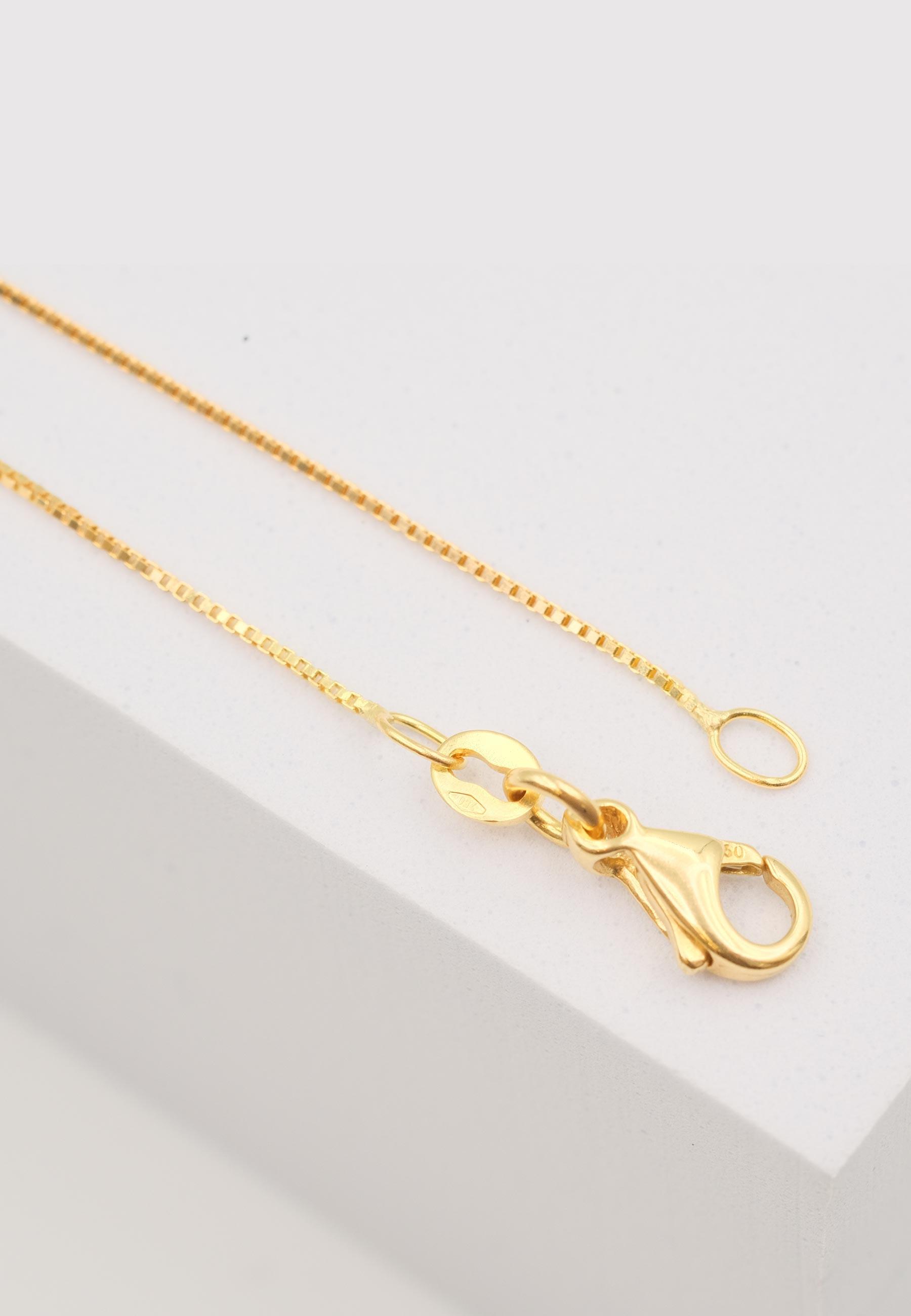 Collier Venezianer Gelbgold 750, 0.7mm, 36cm Damen Gelbgold 36cm von MUAU Schmuck