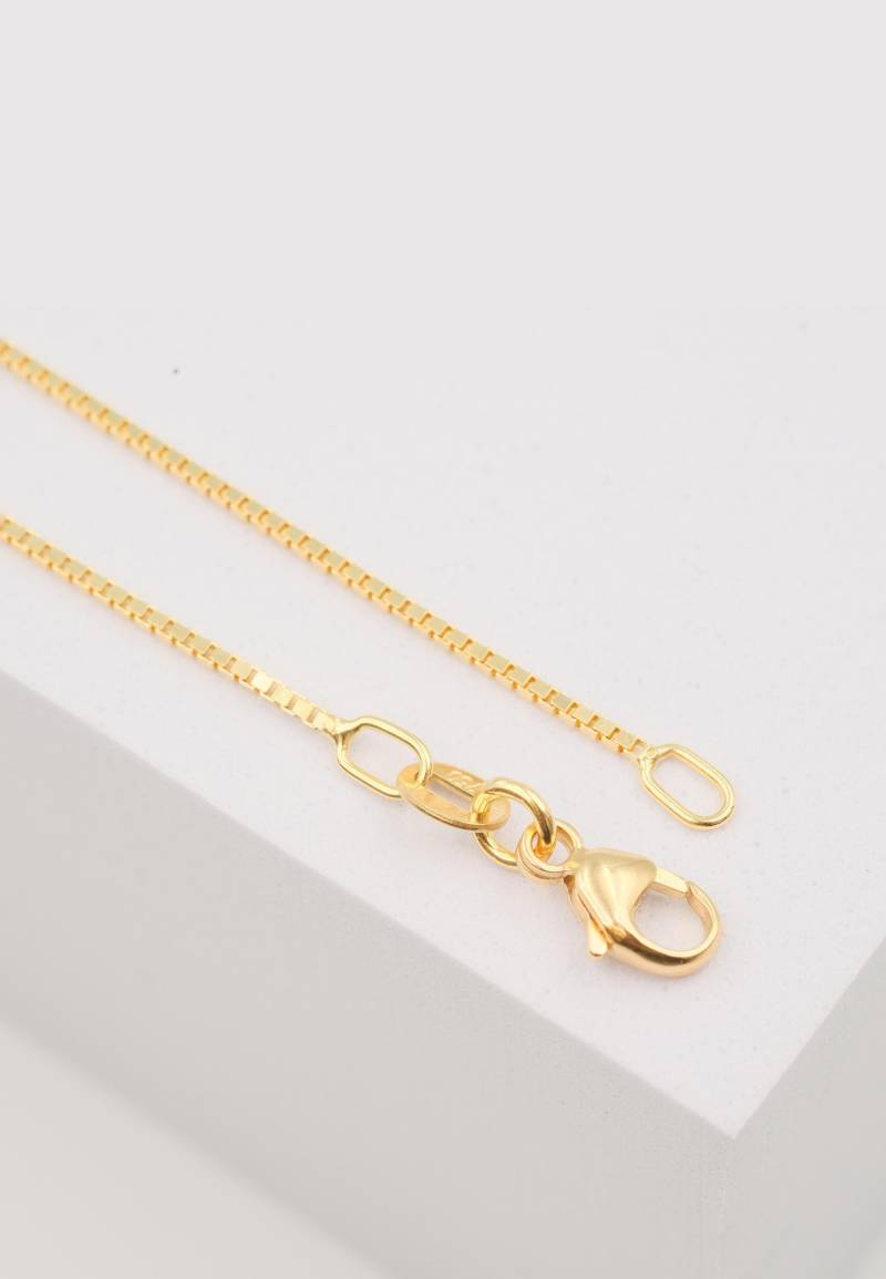 Collier Venezianer Gelbgold 750, 0.9mm, 45cm Damen Gelbgold 45cm von MUAU Schmuck