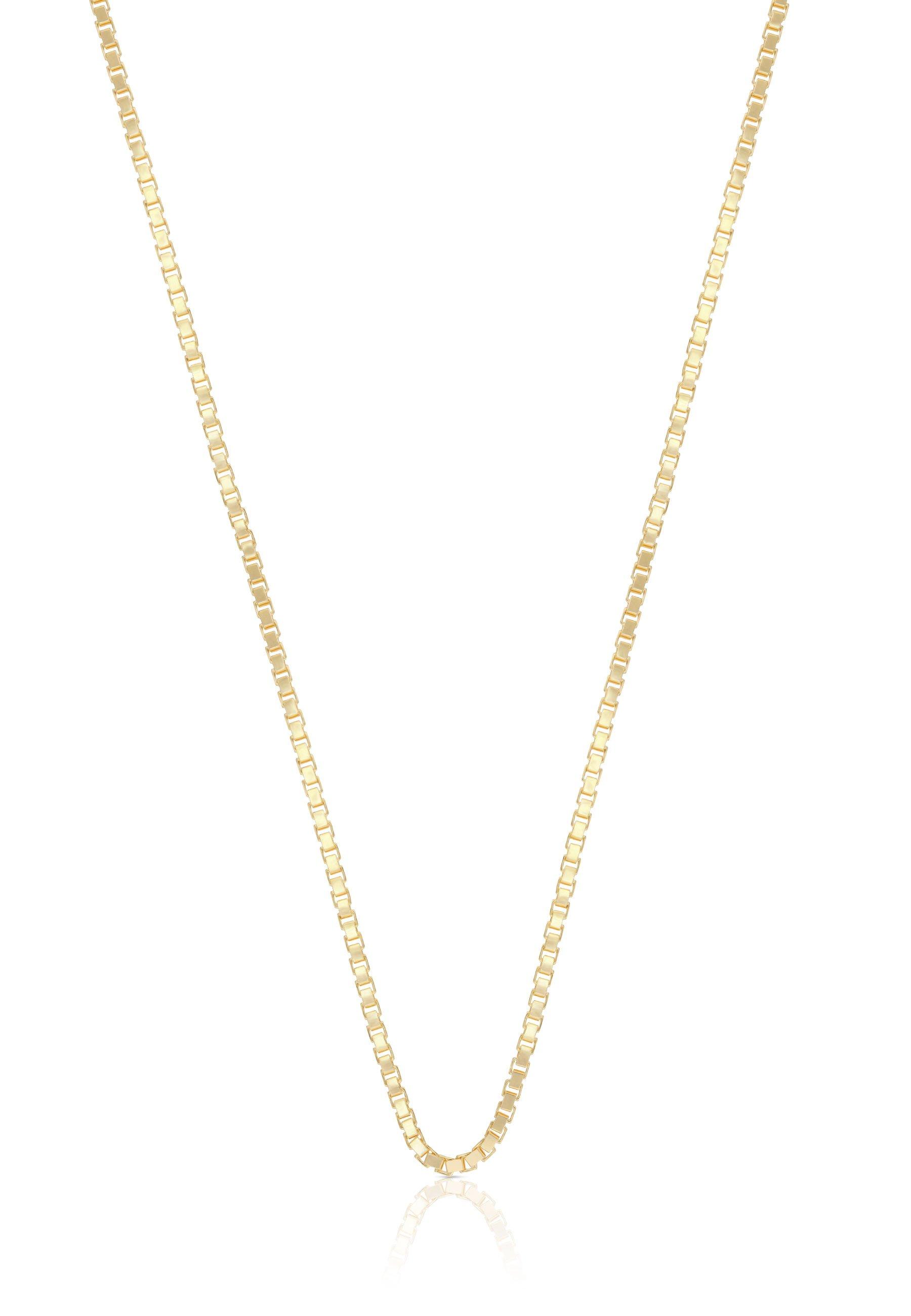 Collier Venezianer Gelbgold 750, 1.6mm, 40cm Damen Gelbgold 40cm von MUAU Schmuck