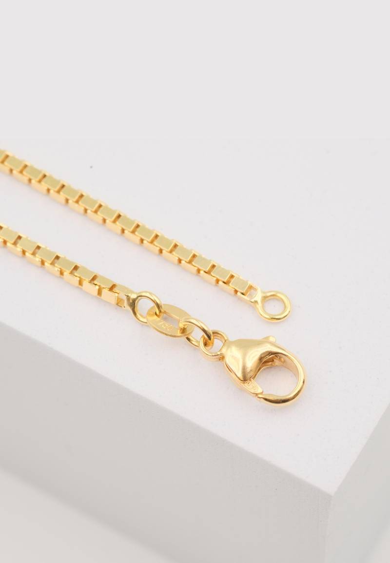 Collier Venezianer Gelbgold 750, 1.8mm, 38cm Damen Gelbgold 38cm von MUAU Schmuck