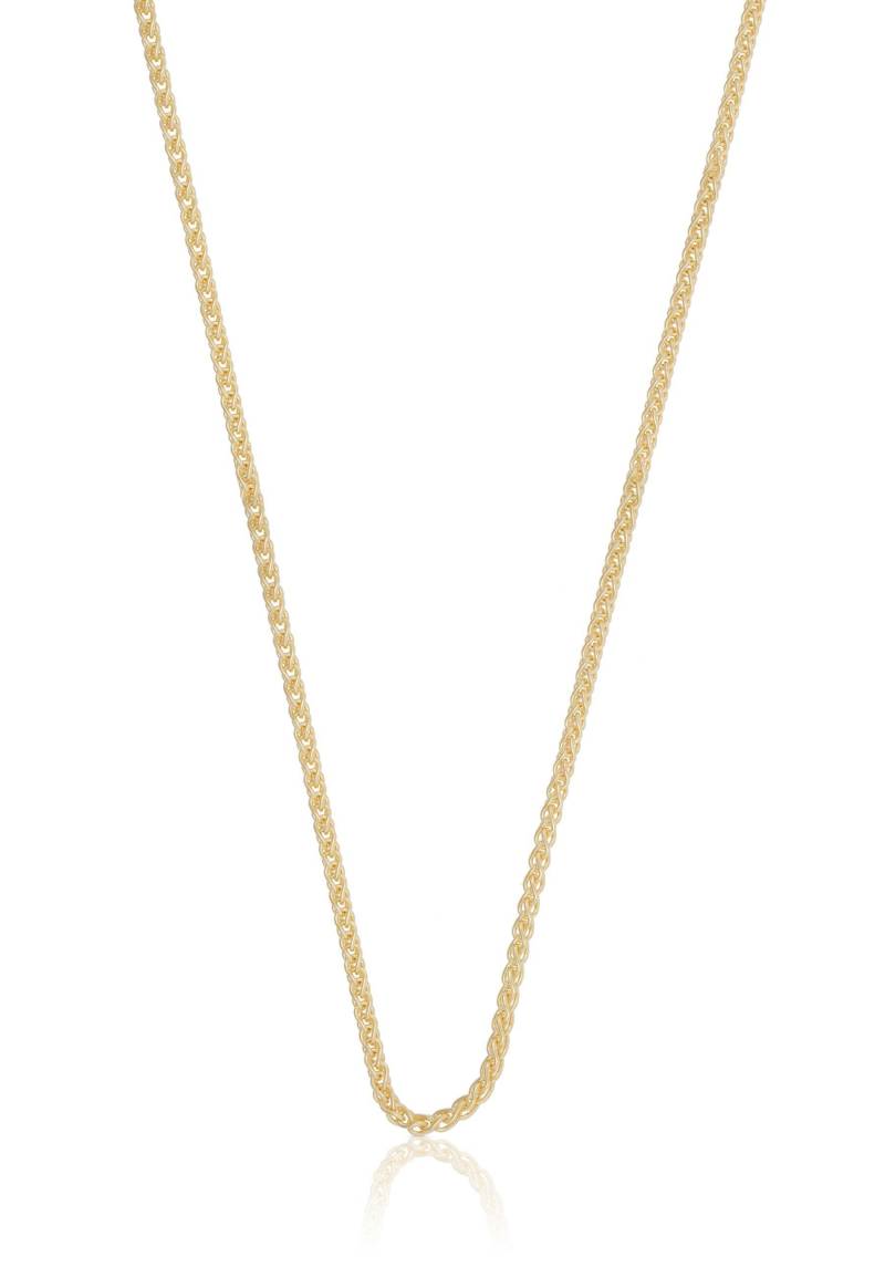 Collier Zopf Gelbgold 375, 1.65mm, 38cm Damen Gelbgold 38cm von MUAU Schmuck