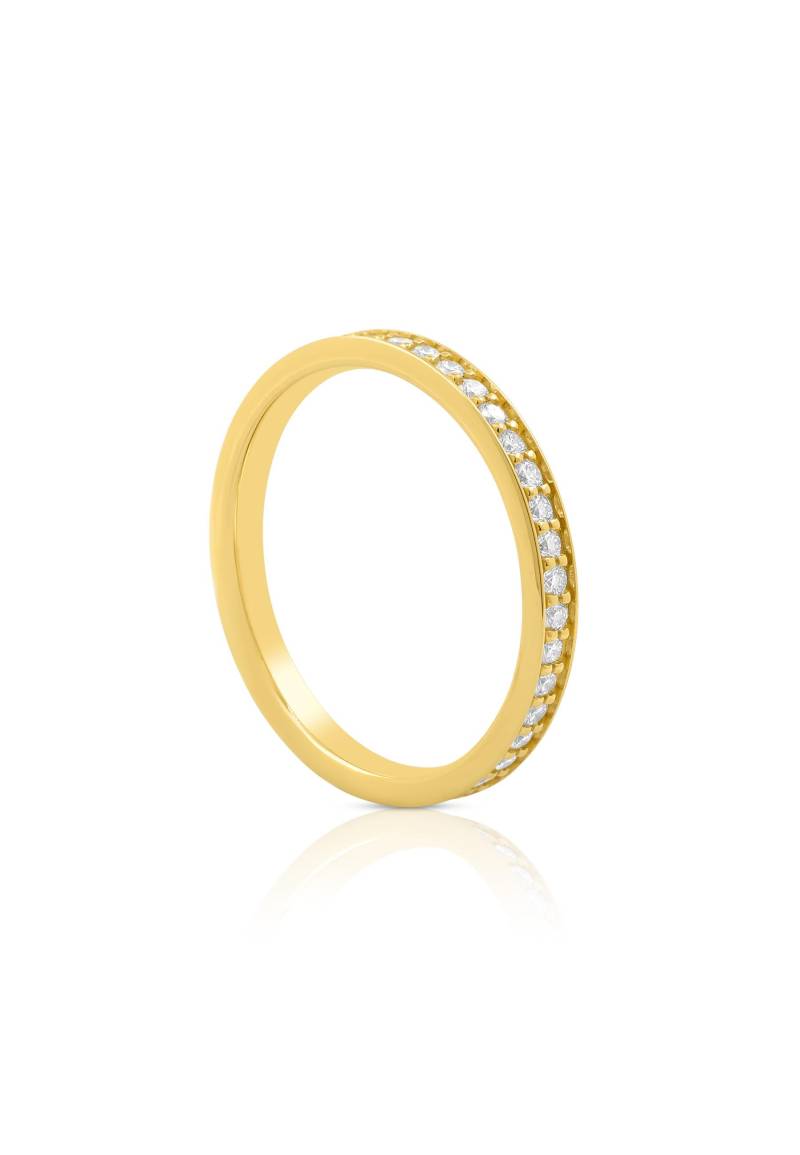 Mémoire Ring Diamant 0.50ct. Gelbgold 750 Damen Gelbgold 51 von MUAU Schmuck