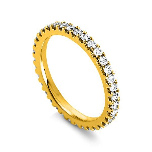 Mémoire-ring 585/14k Gelbgold Diamant 0.76ct. Damen Gelbgold 54 von MUAU Schmuck