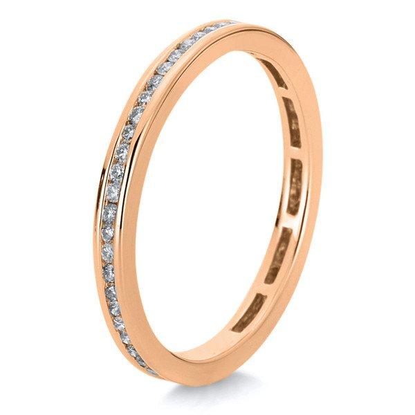 Mémoire-ring 750/18k Rotgold Diamant 0.31ct. Damen Gold ONE SIZE von MUAU Schmuck