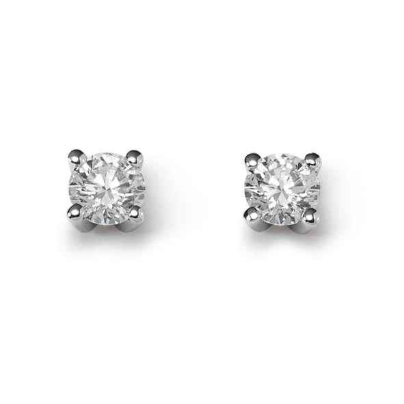 Ohrstecker Diamant 0.25ct. Weissgold 750 Damen Silber ONE SIZE von MUAU Schmuck