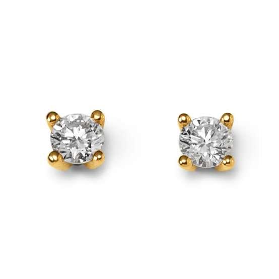 Ohrstecker Diamant 0.30ct. Gelbgold 750 Damen Gelbgold ONE SIZE von MUAU Schmuck