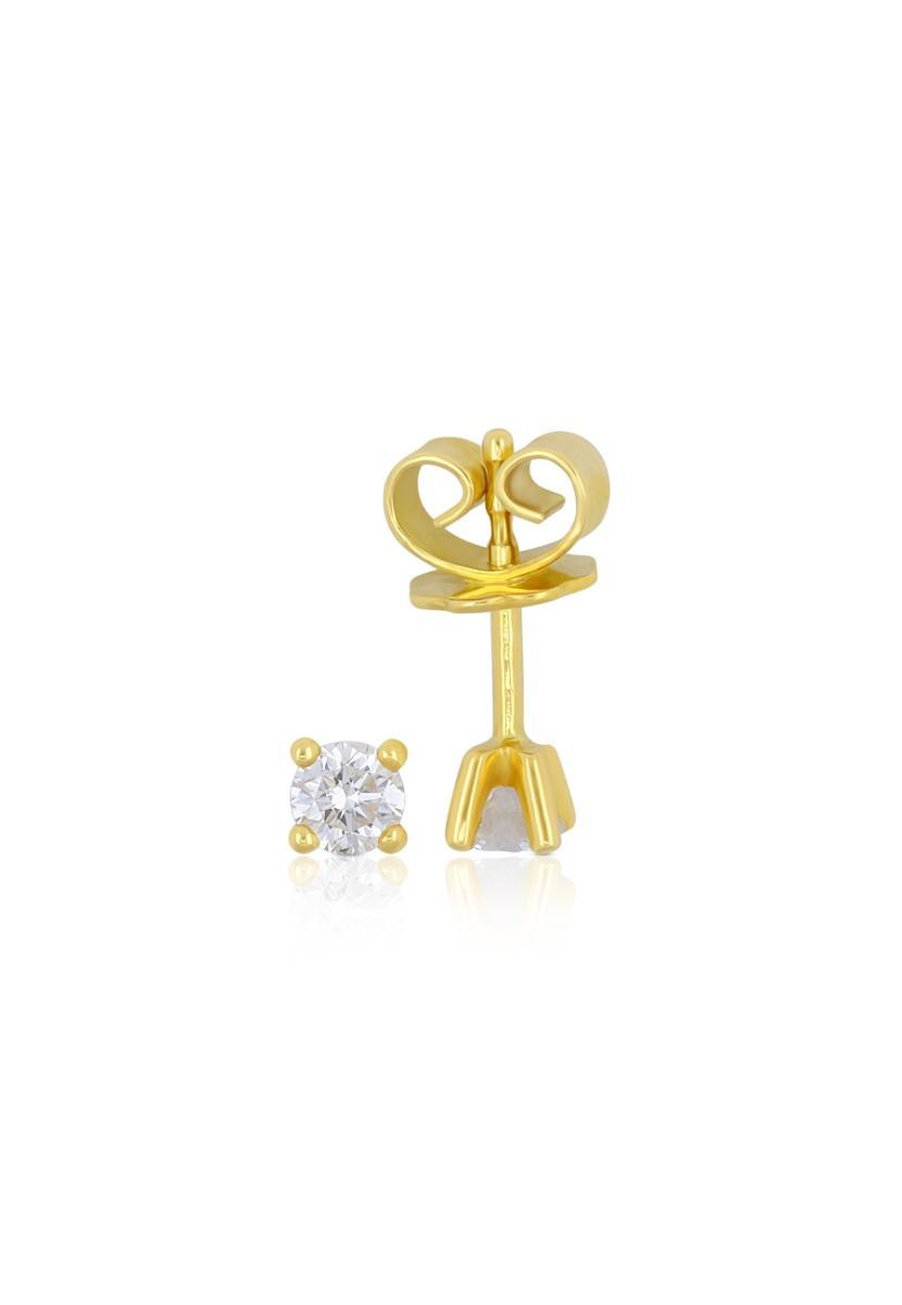 Ohrstecker Diamant 0.40ct. Gelbgold 750 Damen Gelbgold ONE SIZE von MUAU Schmuck