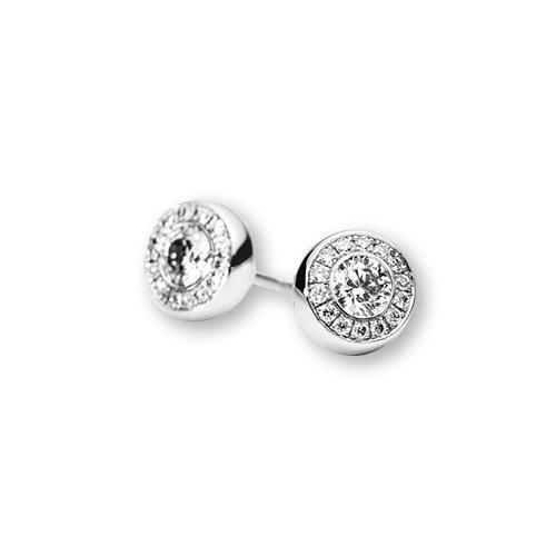 Ohrstecker Diamant 0.64ct. Weissgold 750 Damen Silber ONE SIZE von MUAU Schmuck