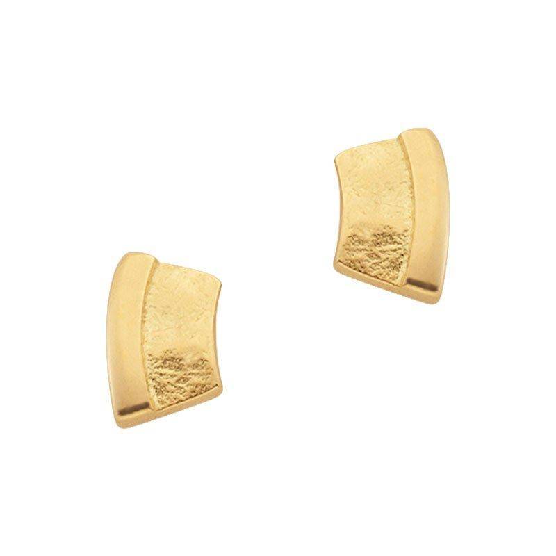 Ohrstecker Gelbgold 750, 8x5mm Damen Gelbgold ONE SIZE von MUAU Schmuck