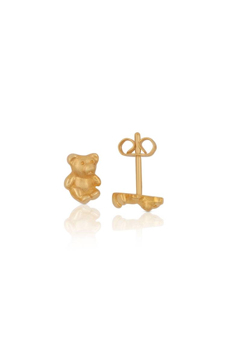 Ohrstecker Gelbgold 750, 8x6mm Damen Gelbgold ONE SIZE von MUAU Schmuck