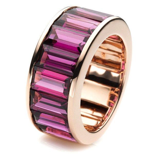 Ring 750/18k Rotgold Rhodolith 10.73ct. Damen Rot ONE SIZE von MUAU Schmuck