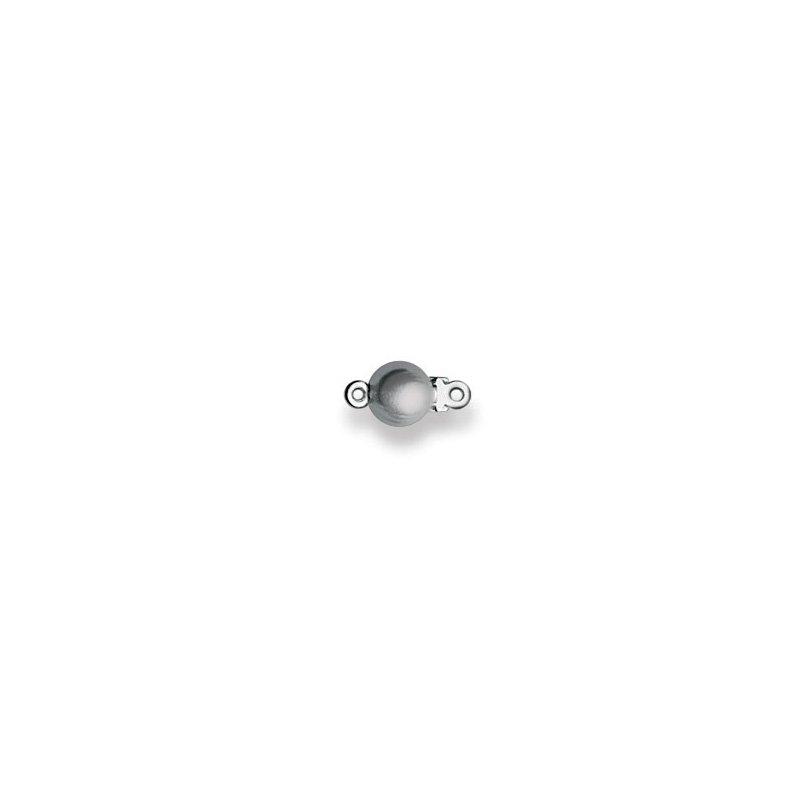 Verschluss Weissgold 750, 6x11mm Damen Silber ONE SIZE von MUAU Schmuck