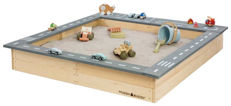 MUDDY BUDDY® Sandkasten »Highway Hero«, natur - lavagrau; FSC® - schützt Wald - weltweit von MUDDY BUDDY®