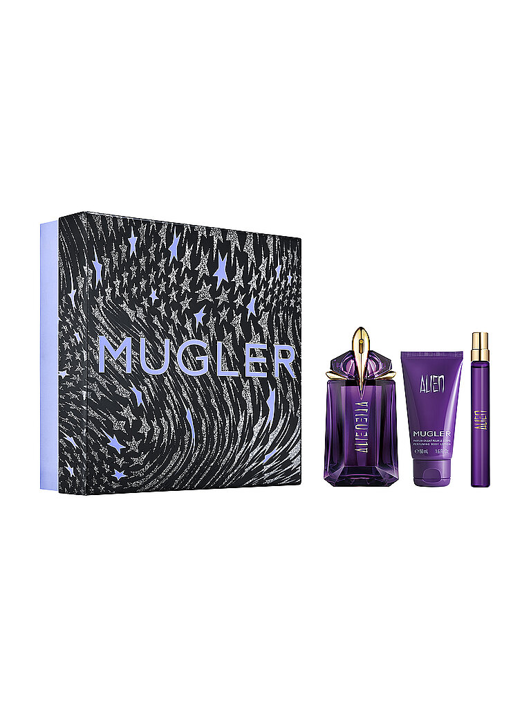 MUGLER Geschenkset - Alien Eau de Parfum Set 60ml / 50ml /10ml von MUGLER