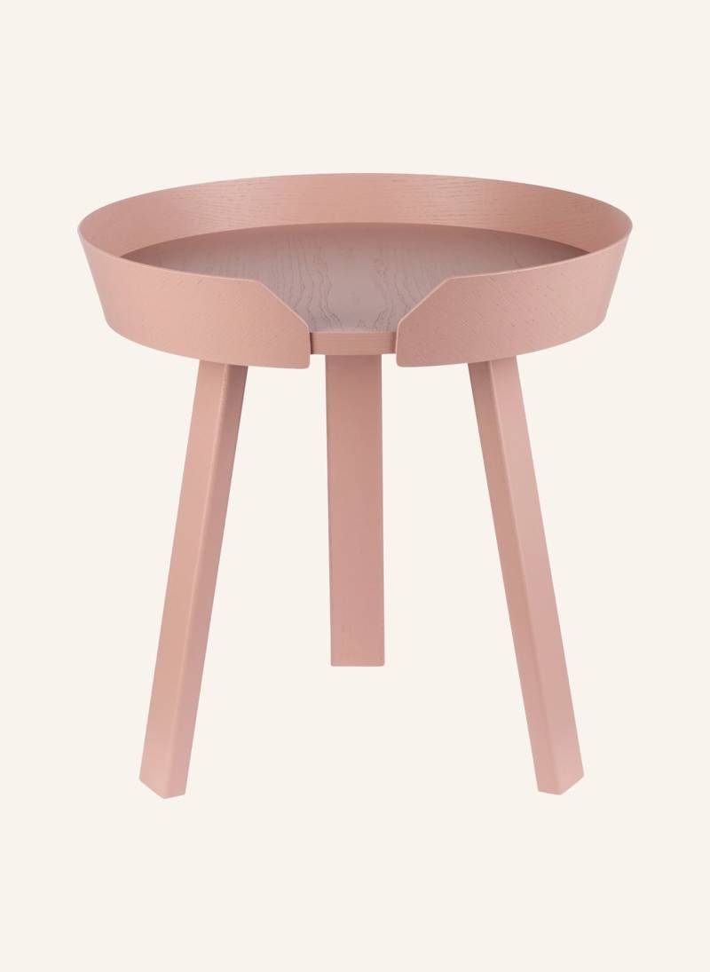 Muuto Beistelltisch Around Small rosa von MUUTO